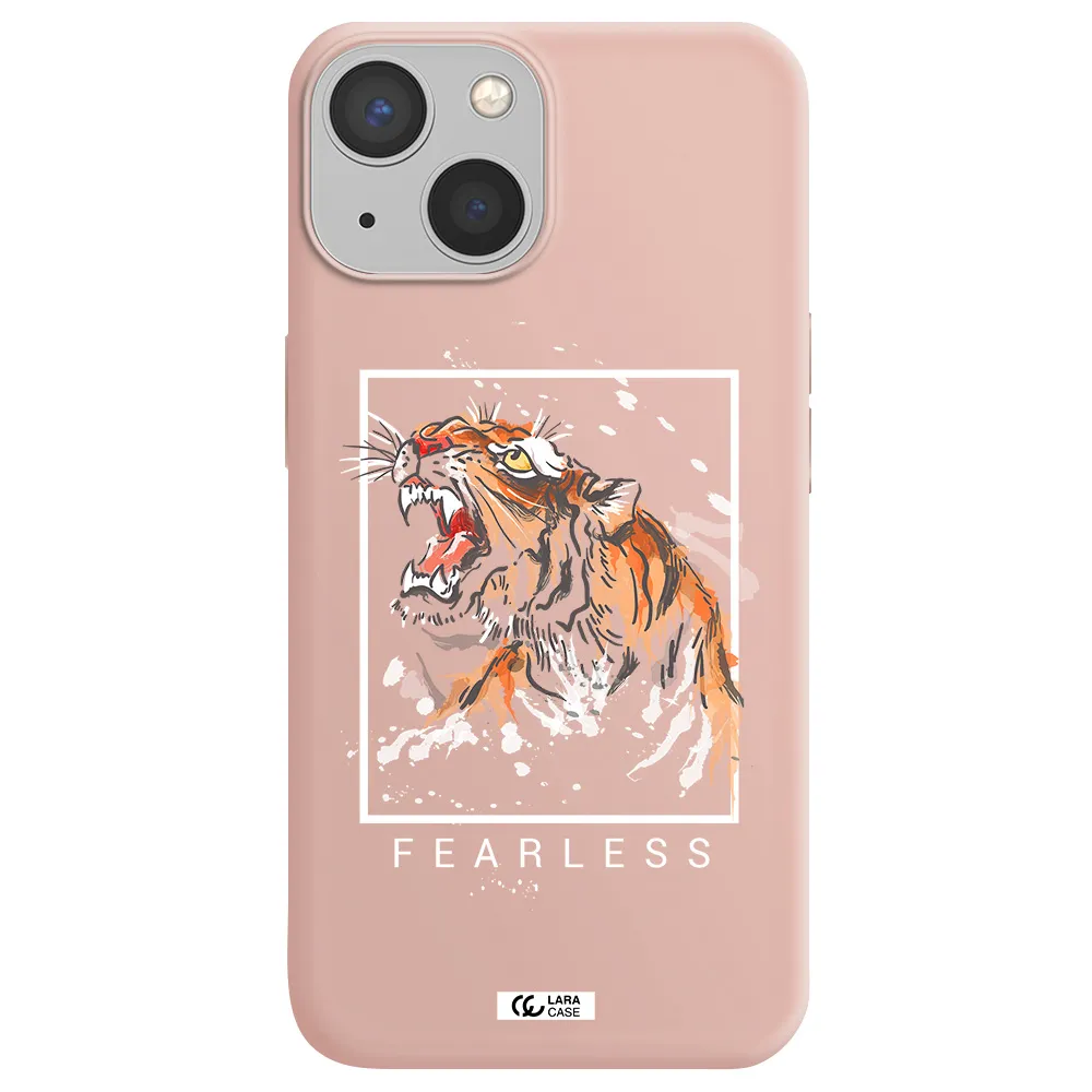Fearless Apple iPhone 13 mini Silicone pastel pink Case