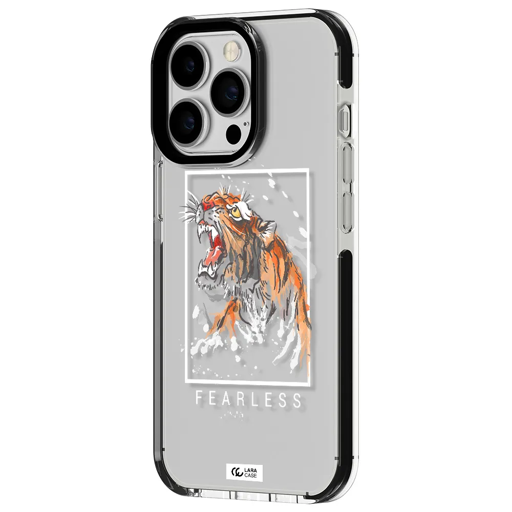 Fearless Apple iPhone 13 Pro impact black border Case