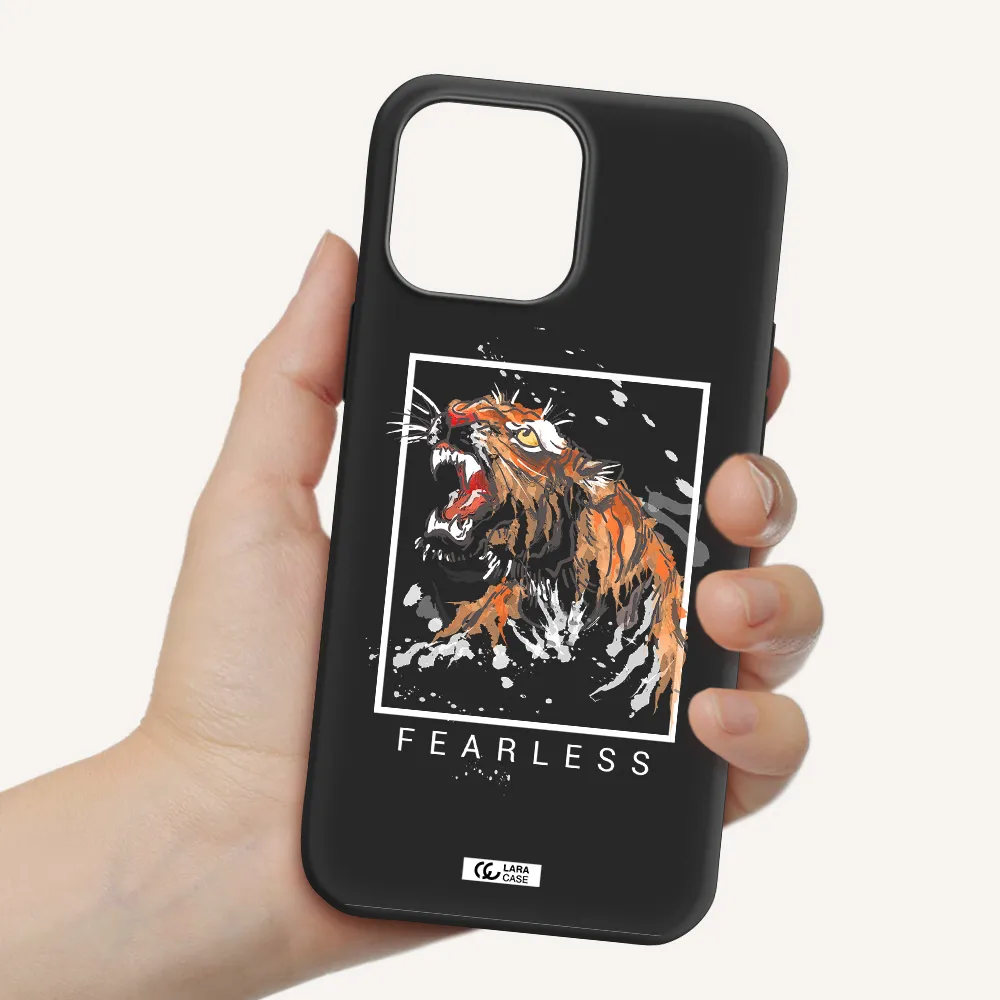 Fearless Apple iPhone 13 Pro Max Silicone black Case