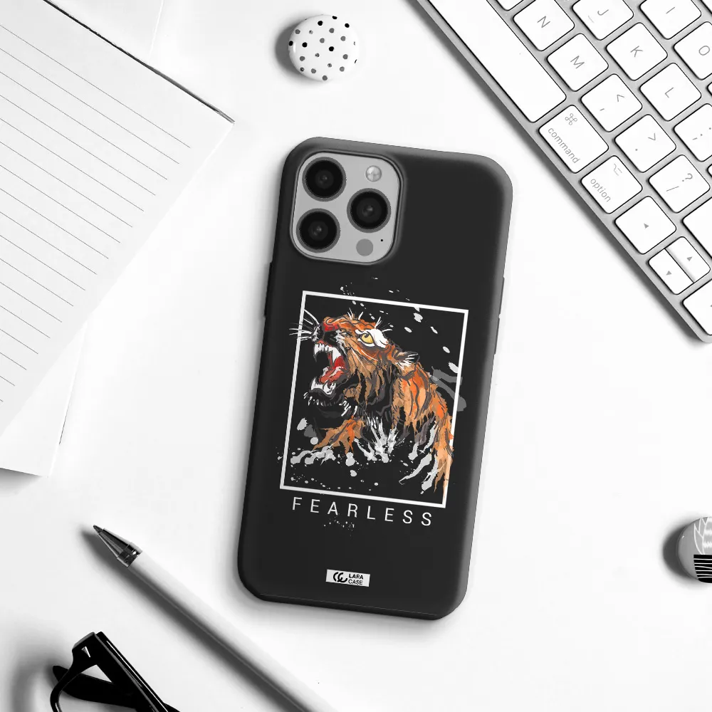 Fearless Apple iPhone 13 Pro Silicone black Case