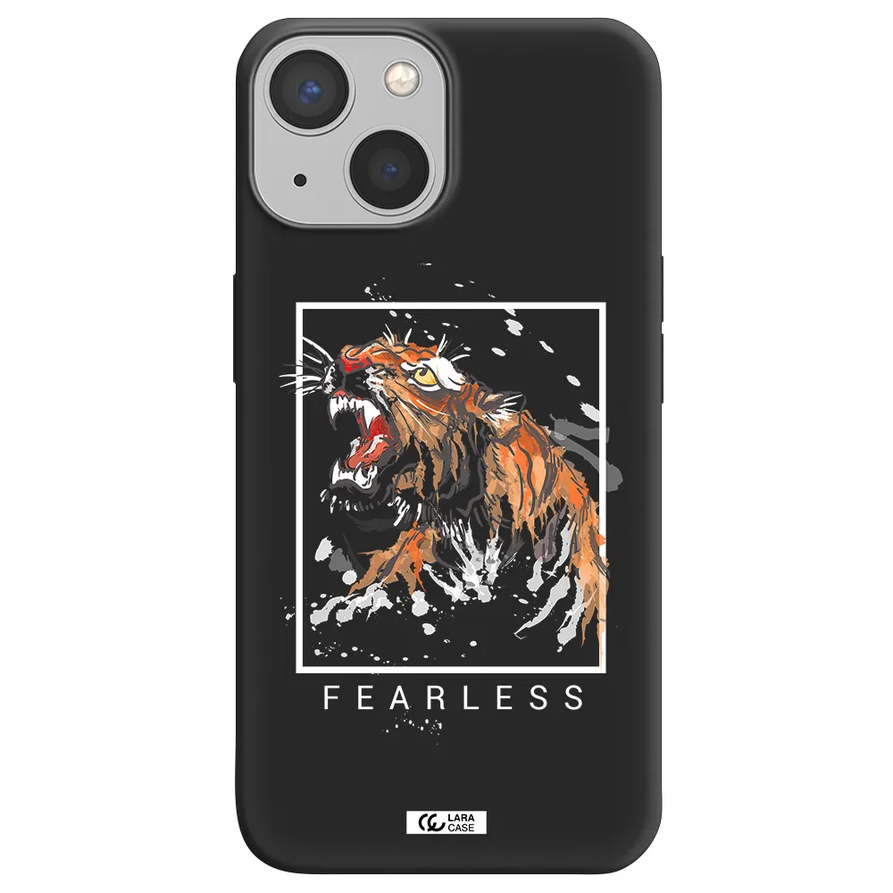 Fearless Apple iPhone 13 Silicone black Case