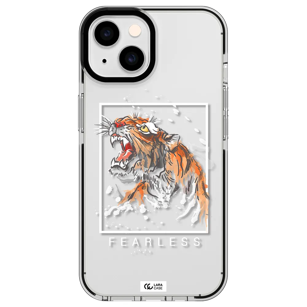 Fearless Apple iPhone 14 impact black border Case