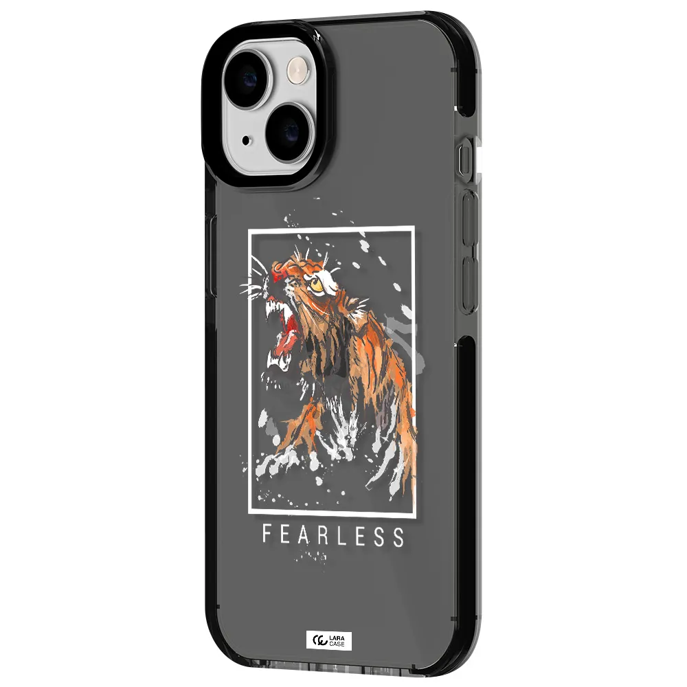 Fearless Apple iPhone 14 impact Smoke Black Case
