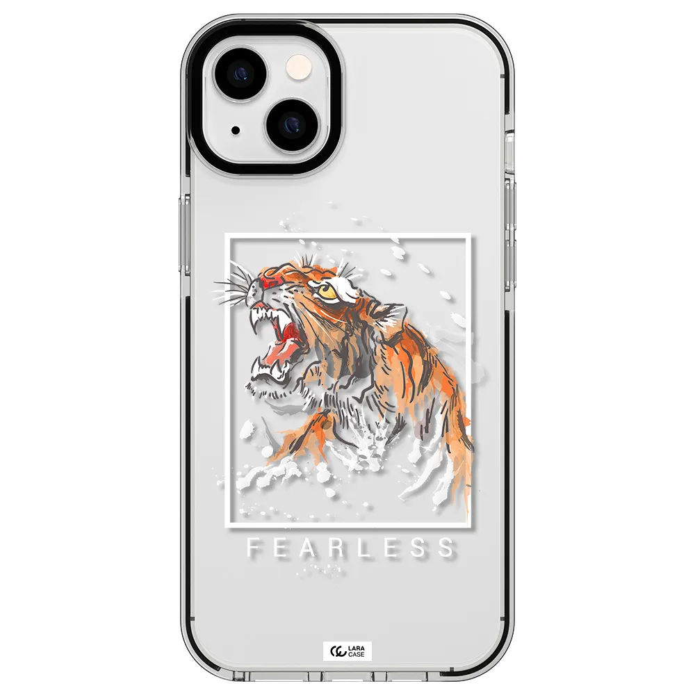 Fearless Apple iPhone 14 plus impact black border Case