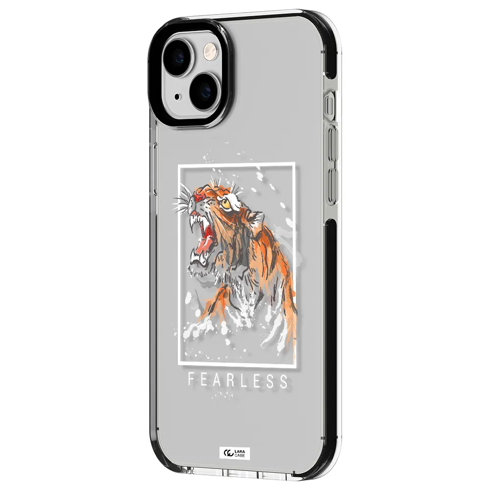 Fearless Apple iPhone 14 plus impact black border Case
