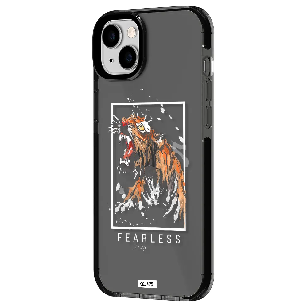Fearless Apple iPhone 14 plus impact Smoke Black Case
