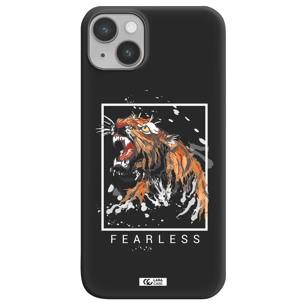 Fearless Apple iPhone 14 plus Silicone black Case