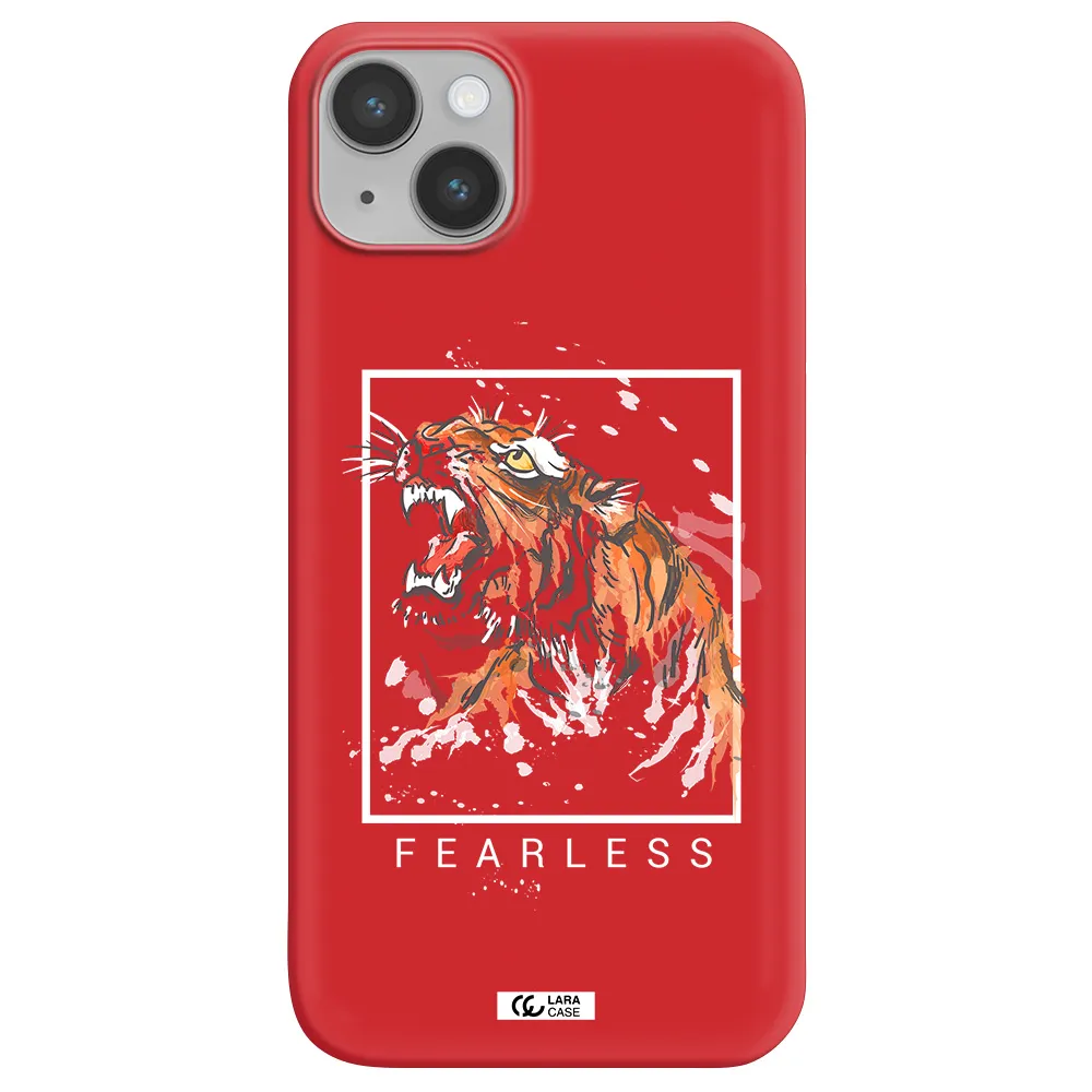 Fearless Apple iPhone 14 plus Silicone Imperial Red Case