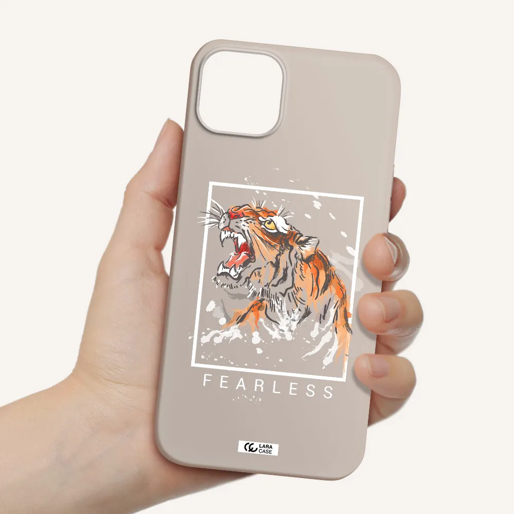Fearless Apple iPhone 14 plus Silicone Stone Case
