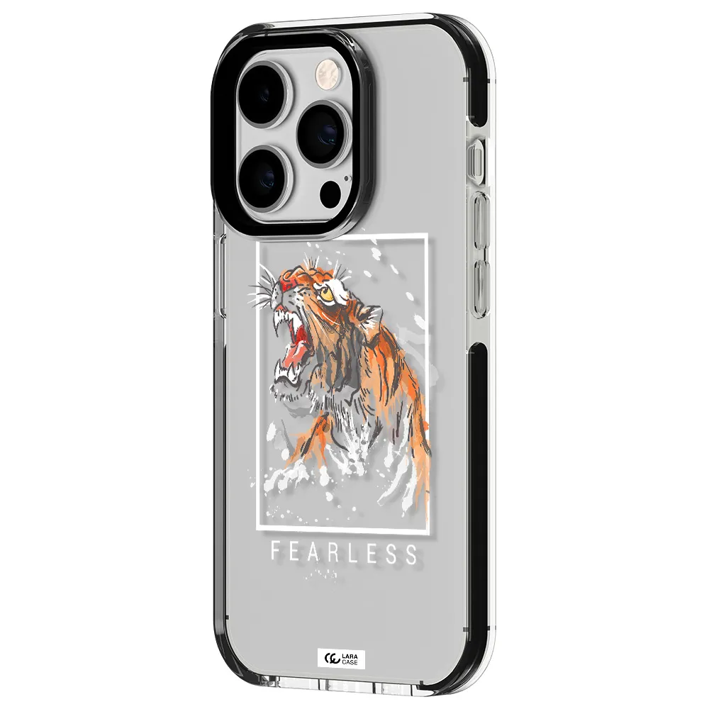 Fearless Apple iPhone 14 pro impact black border Case