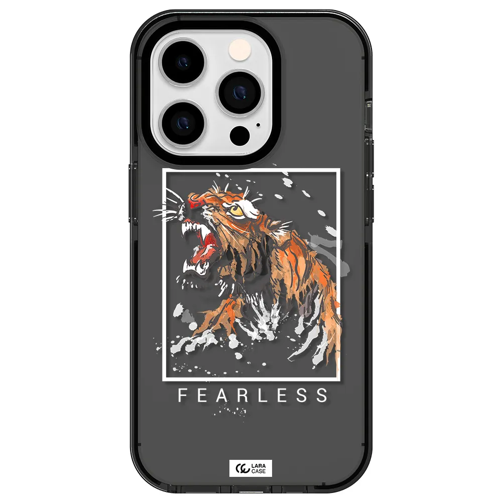 Fearless Apple iPhone 14 pro impact Smoke Black Case