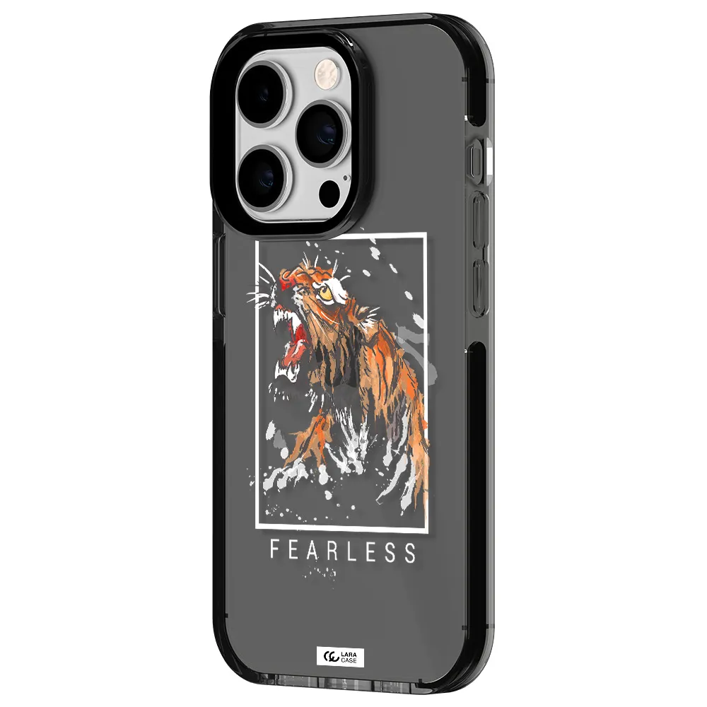 Fearless Apple iPhone 14 pro impact Smoke Black Case