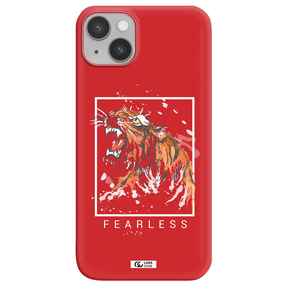 Fearless Apple iPhone 14 Silicone Imperial Red Case