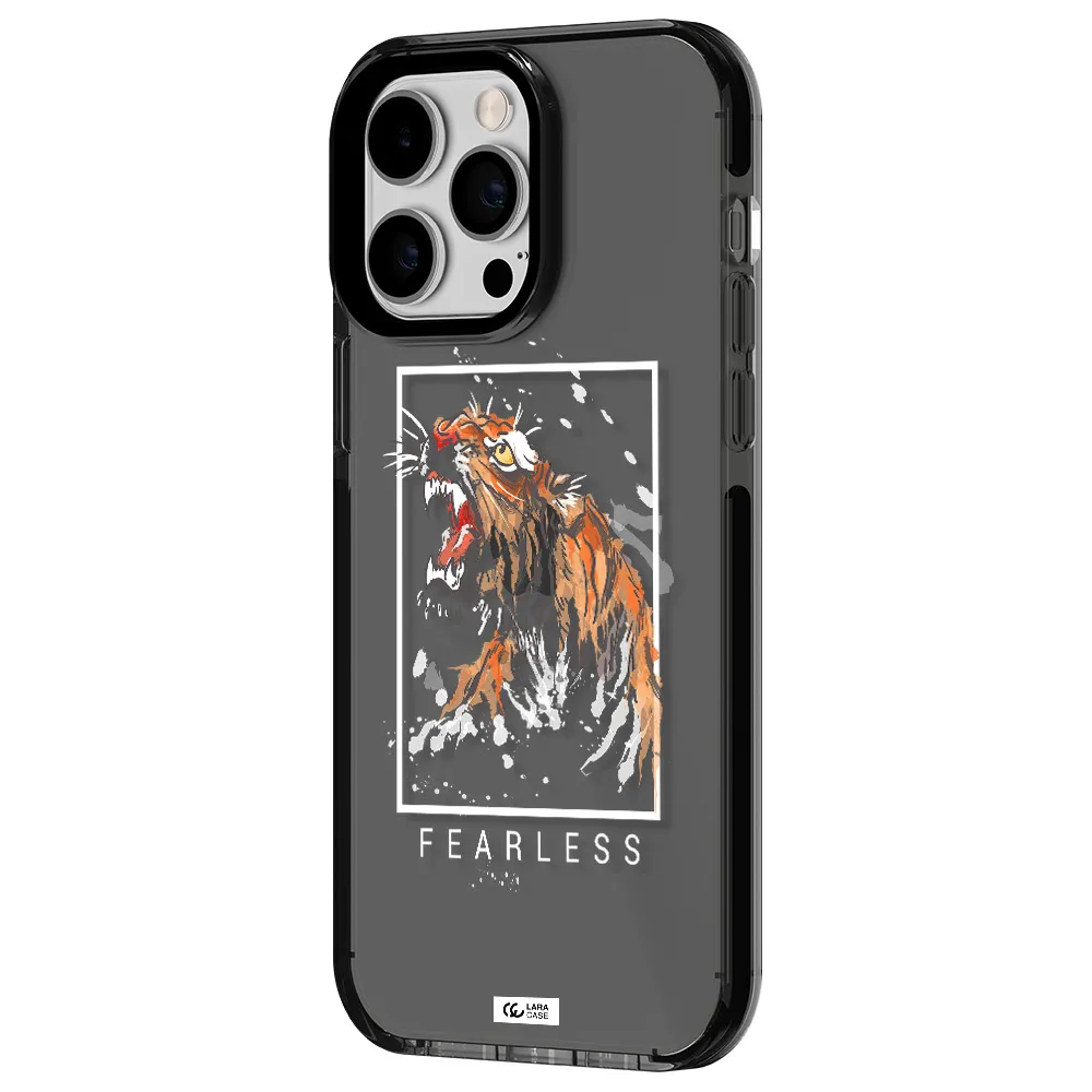 Fearless Apple iPhone 15 Pro impact Smoke Black Case