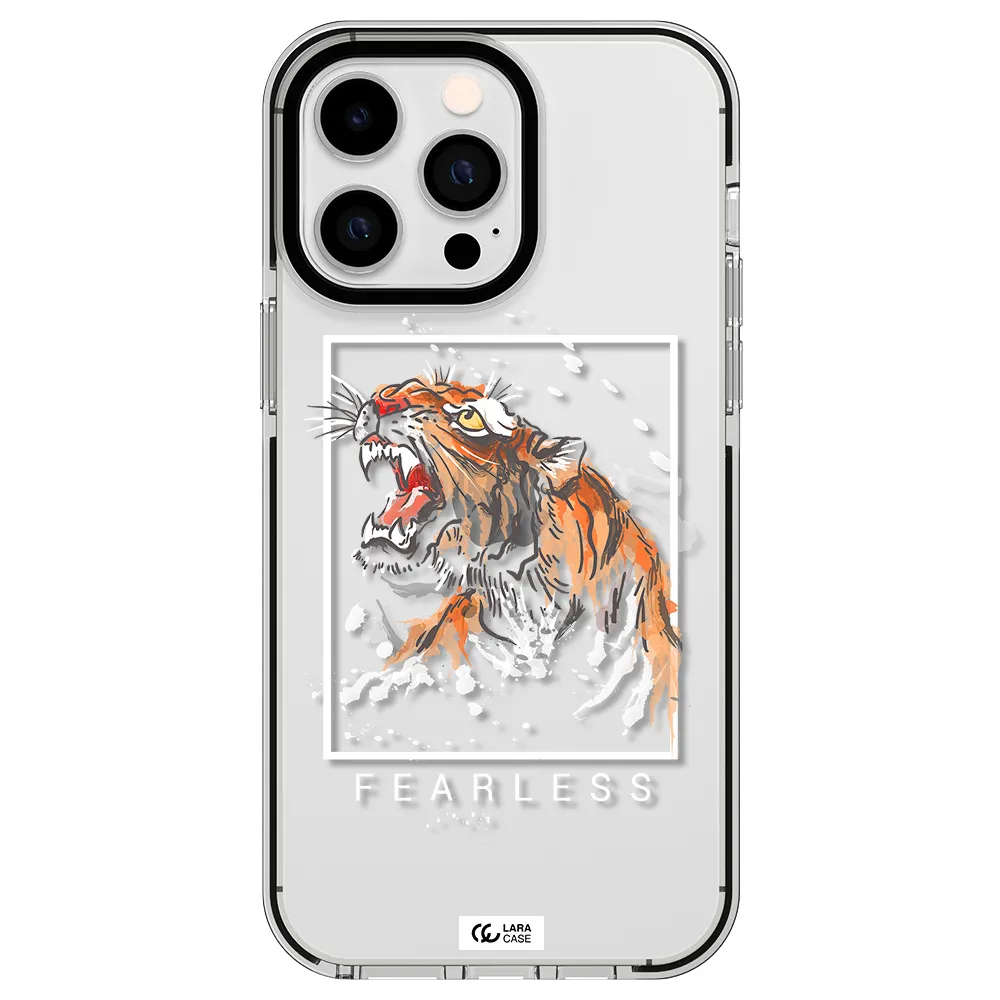 Fearless Apple iPhone 15 Pro Max impact black border Case