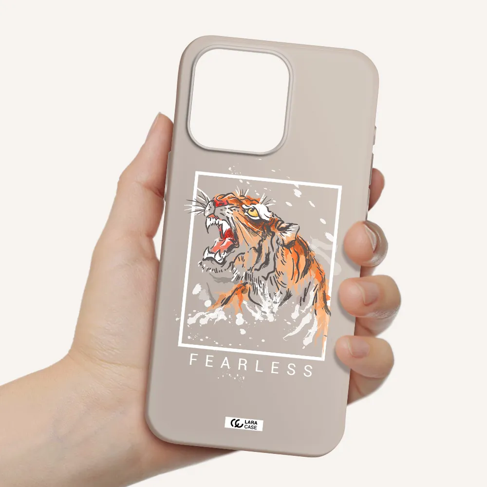 Fearless Apple Iphone 15 Pro max Silicone Stone Case