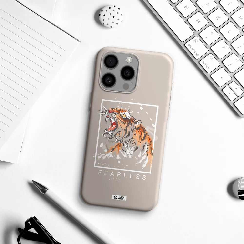 Fearless Apple Iphone 15 Pro max Silicone Stone Case