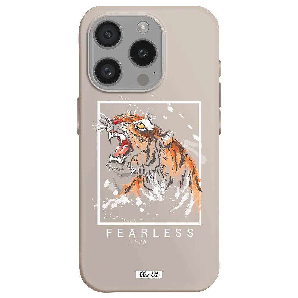 Fearless Apple Iphone 15 Pro Silicone Stone Case