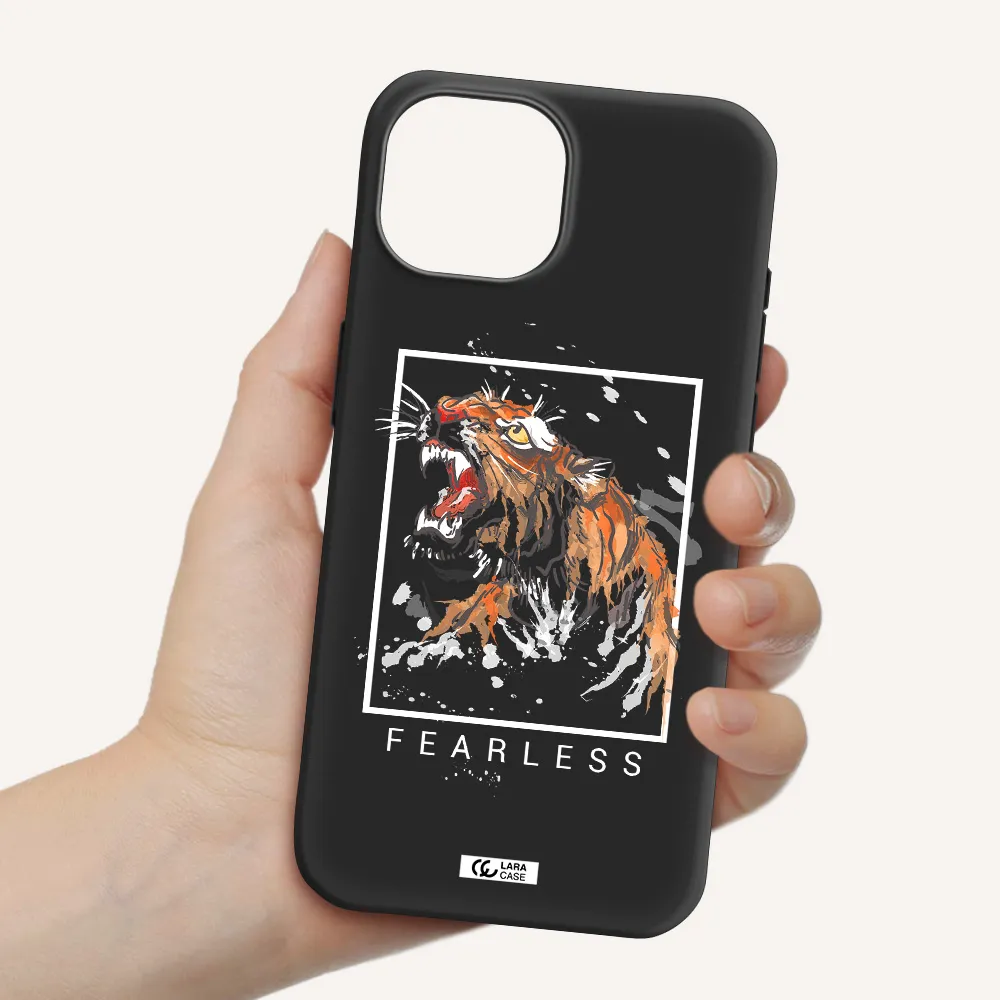 Fearless Apple iPhone 15 Silicone black Case