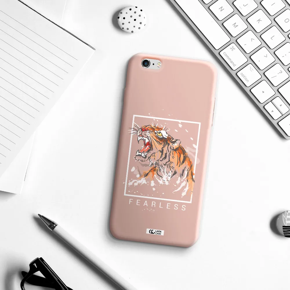 Fearless Apple iPhone 6 plus Silicone pastel pink Case