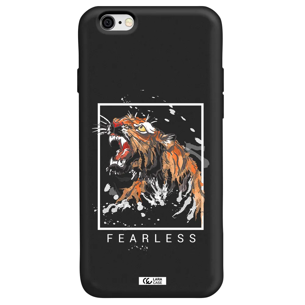 Fearless Apple iPhone 6 Silicone black Case