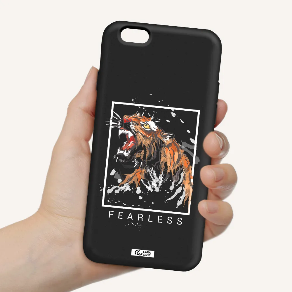 Fearless Apple iPhone 6 Silicone black Case