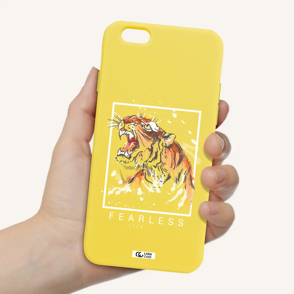 Fearless Apple iPhone 6 Silicone canary yellow Case