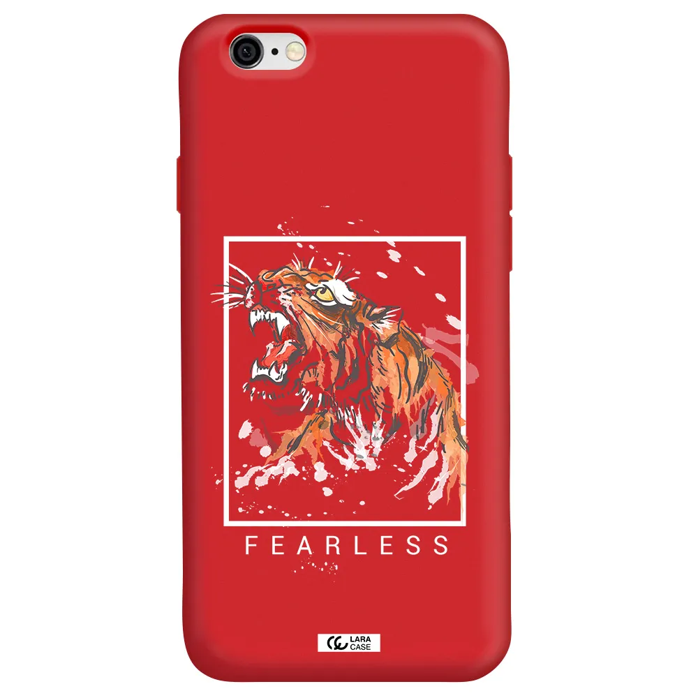 Fearless Apple iPhone 6 Silicone Imperial Red Case