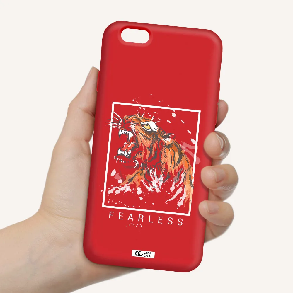 Fearless Apple iPhone 6 Silicone Imperial Red Case