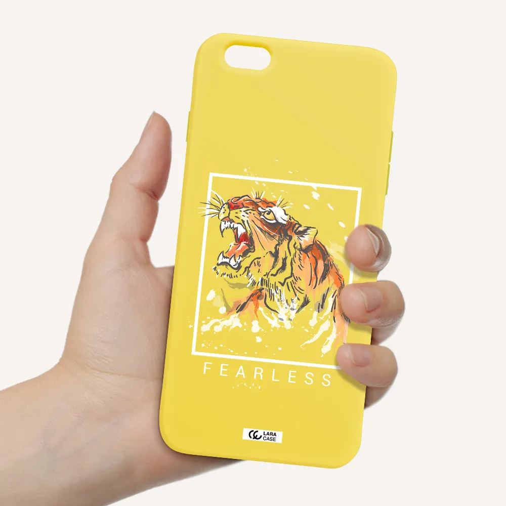 Fearless Apple iPhone 6S Silicone canary yellow Case