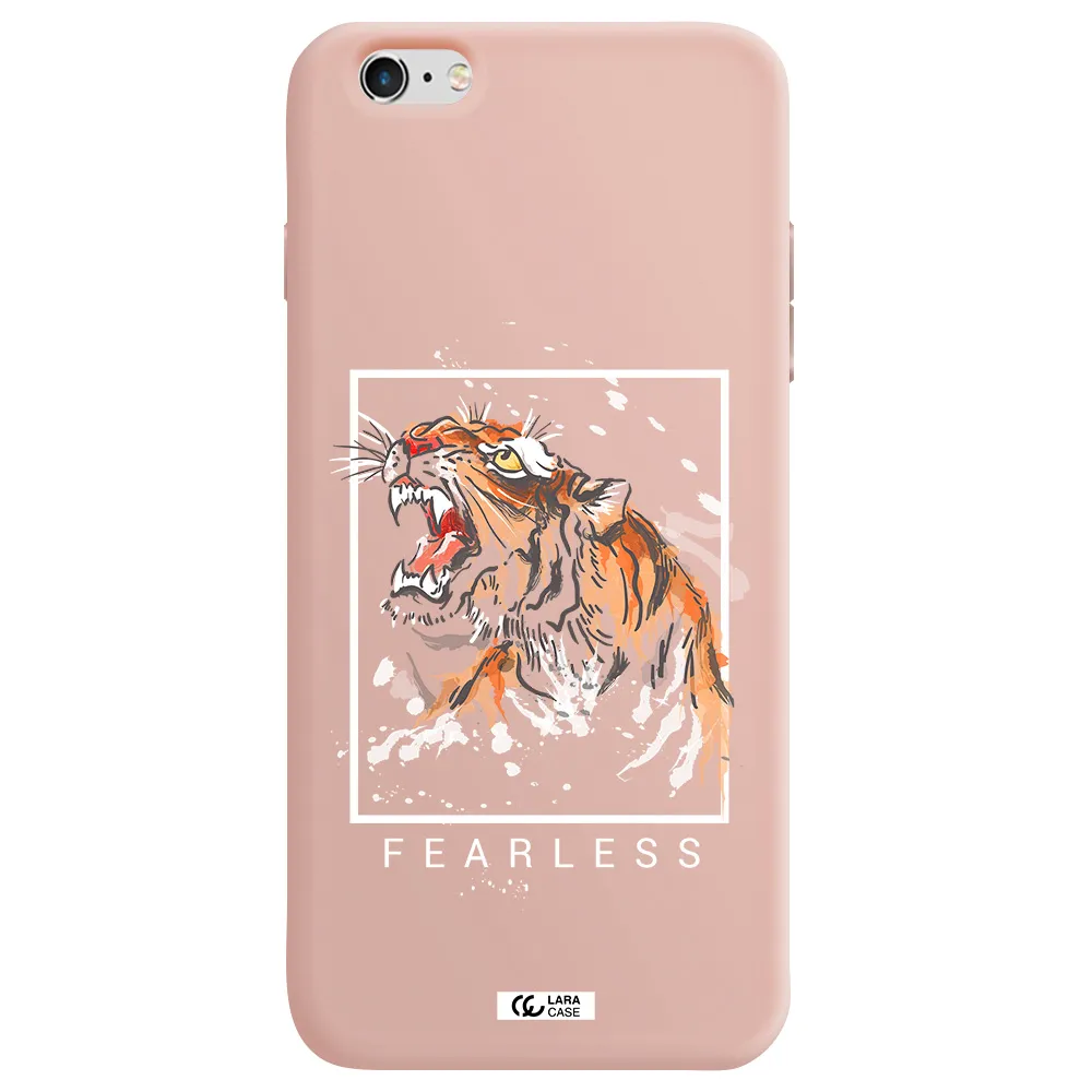 Fearless Apple iPhone 6S Silicone pastel pink Case