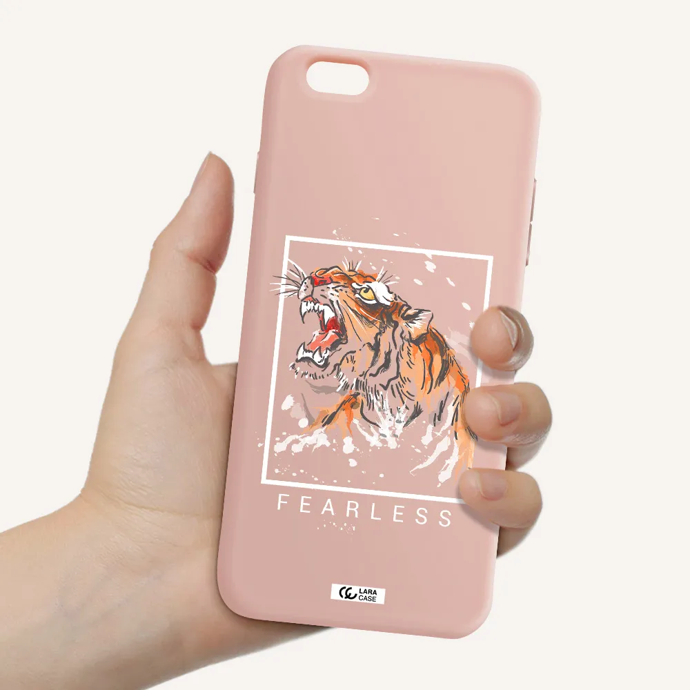 Fearless Apple iPhone 6S Silicone pastel pink Case