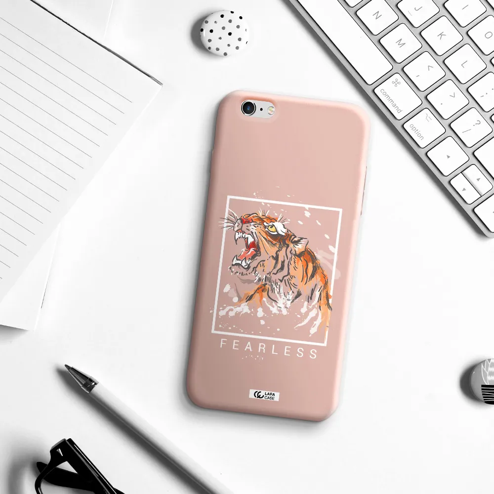 Fearless Apple iPhone 6S Silicone pastel pink Case