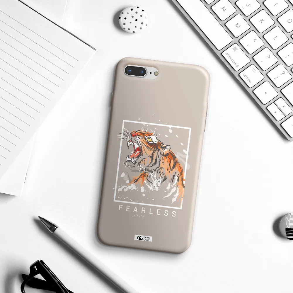 Fearless Apple iPhone 7 plus Silicone Stone Case