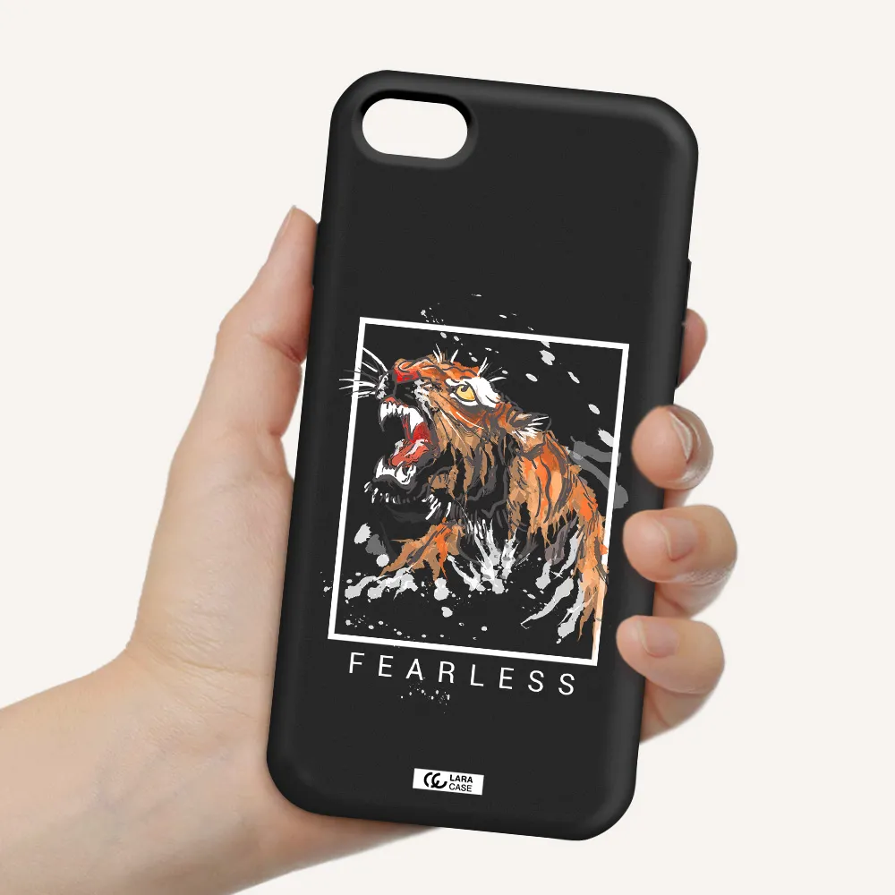 Fearless Apple iPhone 7 Silicone black Case