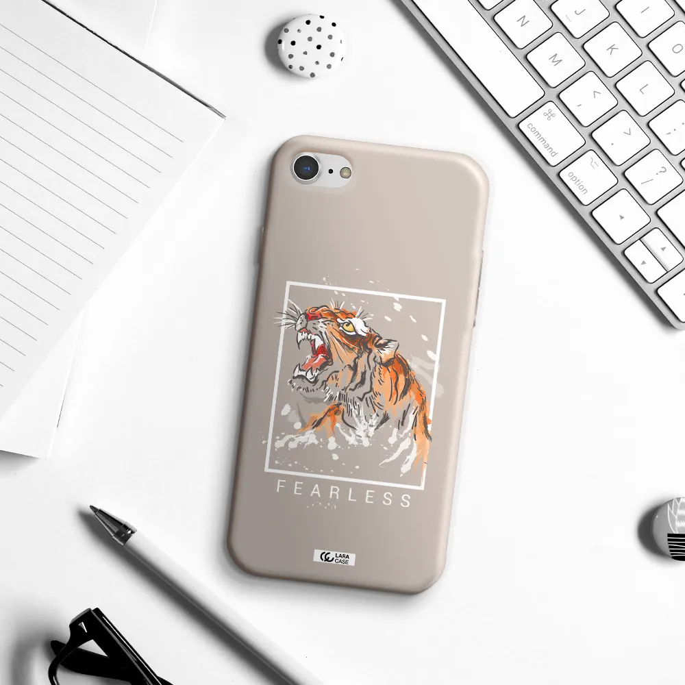 Fearless Apple iPhone 7 Silicone Stone Case