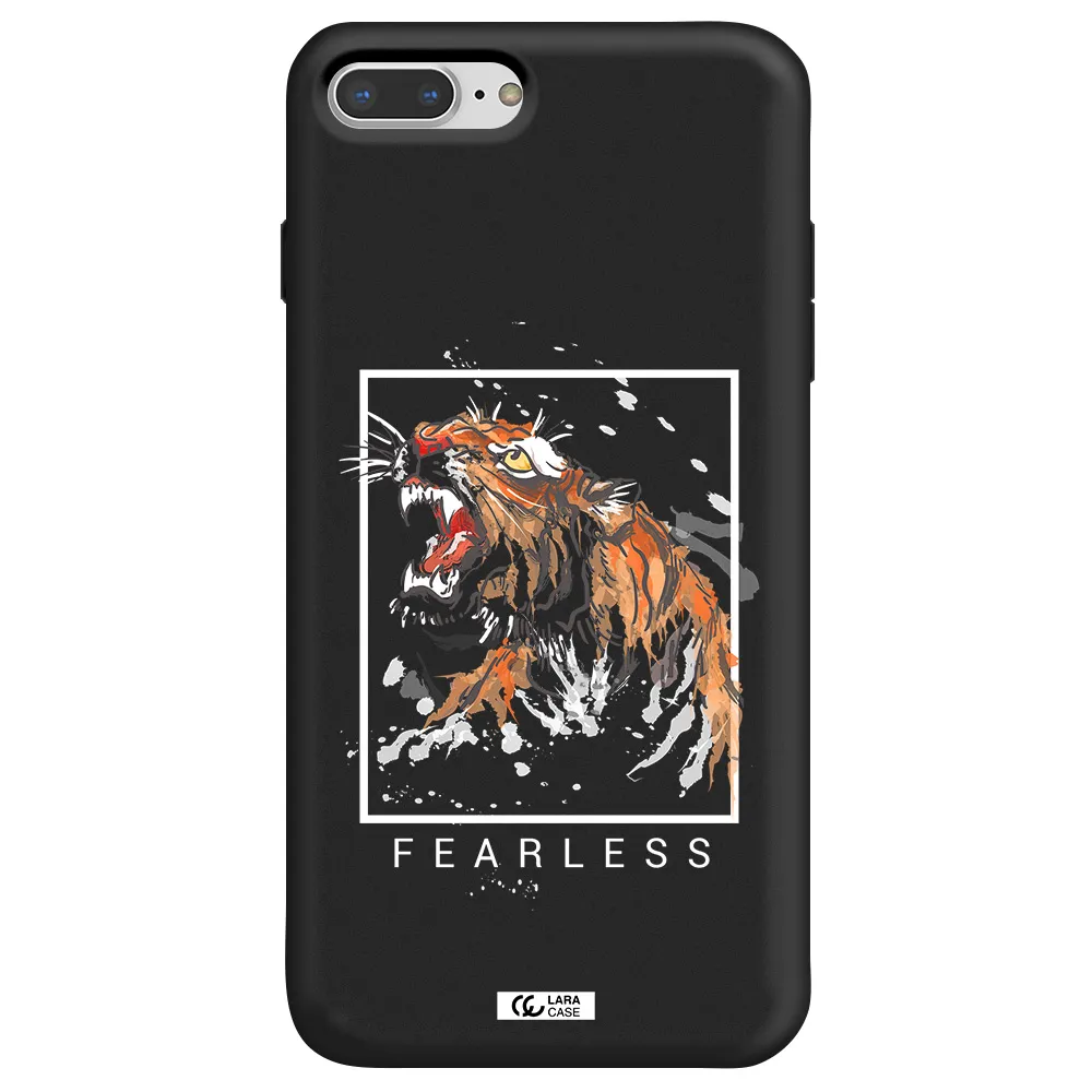 Fearless Apple iPhone 8 plus Silicone black Case
