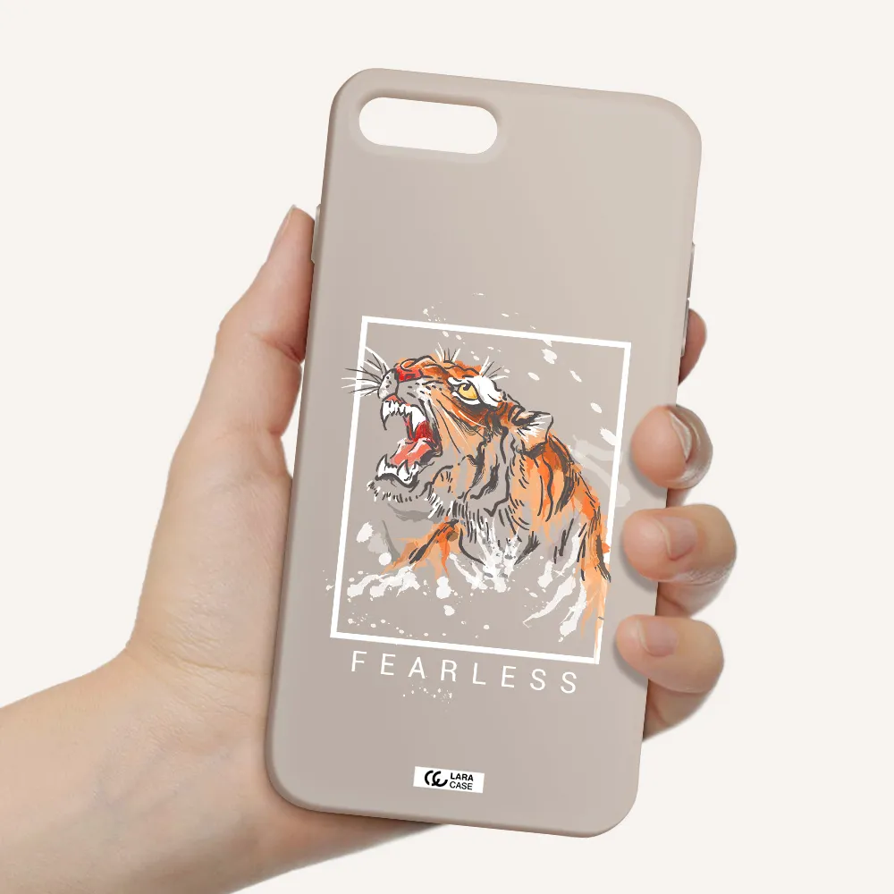 Fearless Apple iPhone 8 plus Silicone Stone Case
