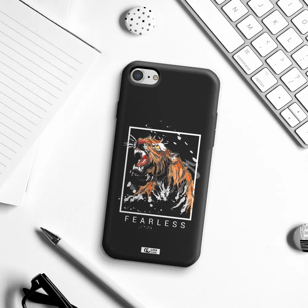 Fearless Apple iPhone 8 Silicone black Case