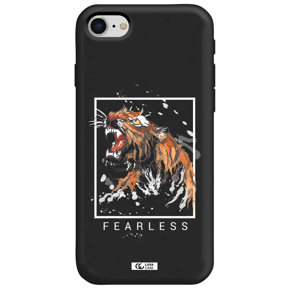 Fearless Apple iPhone se 2020 Silicone black Case