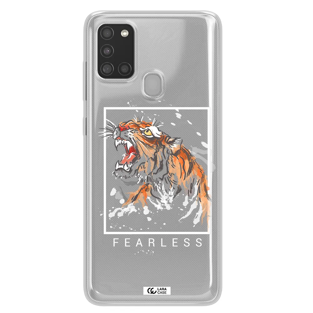 Fearless Samsung A21S Clear TPU Case