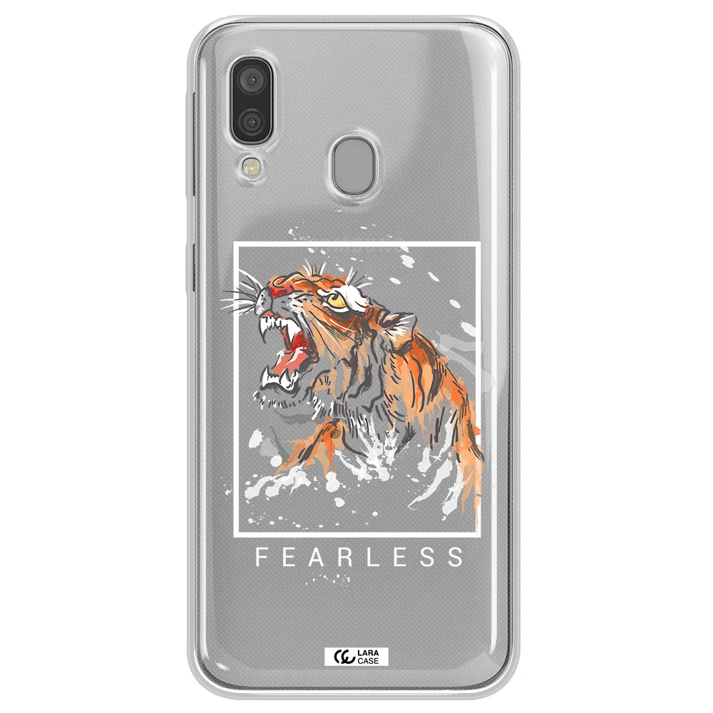 Fearless Samsung A40 Clear TPU Case