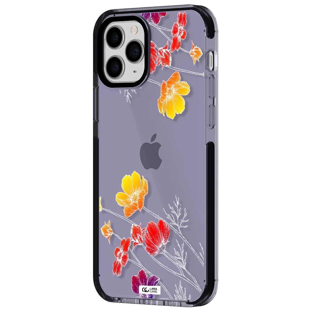 Hibiscus Flower Apple iPhone 11 pro impact Lilac Case