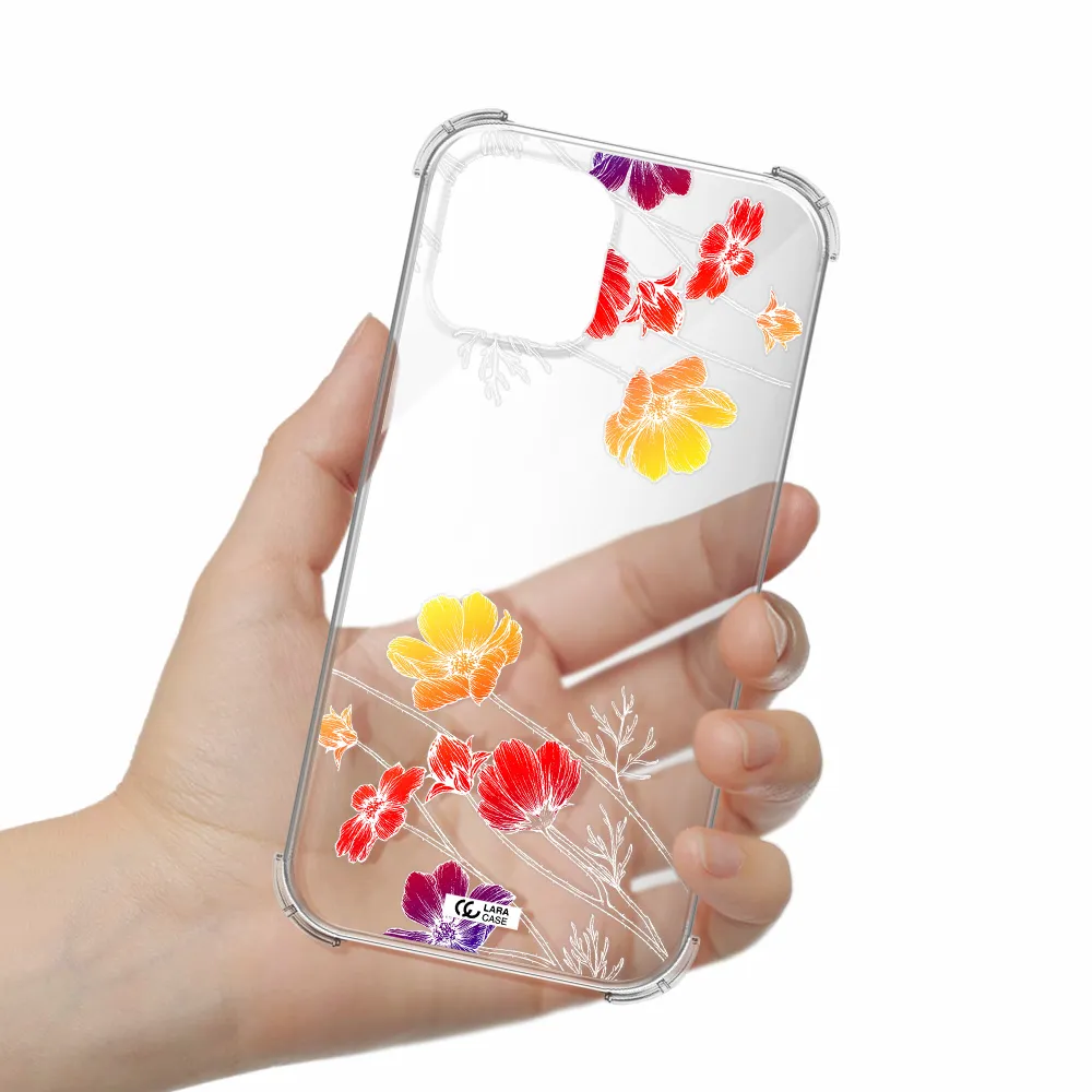 Hibiscus Flower Apple iPhone 12 pro max Clear PC Case