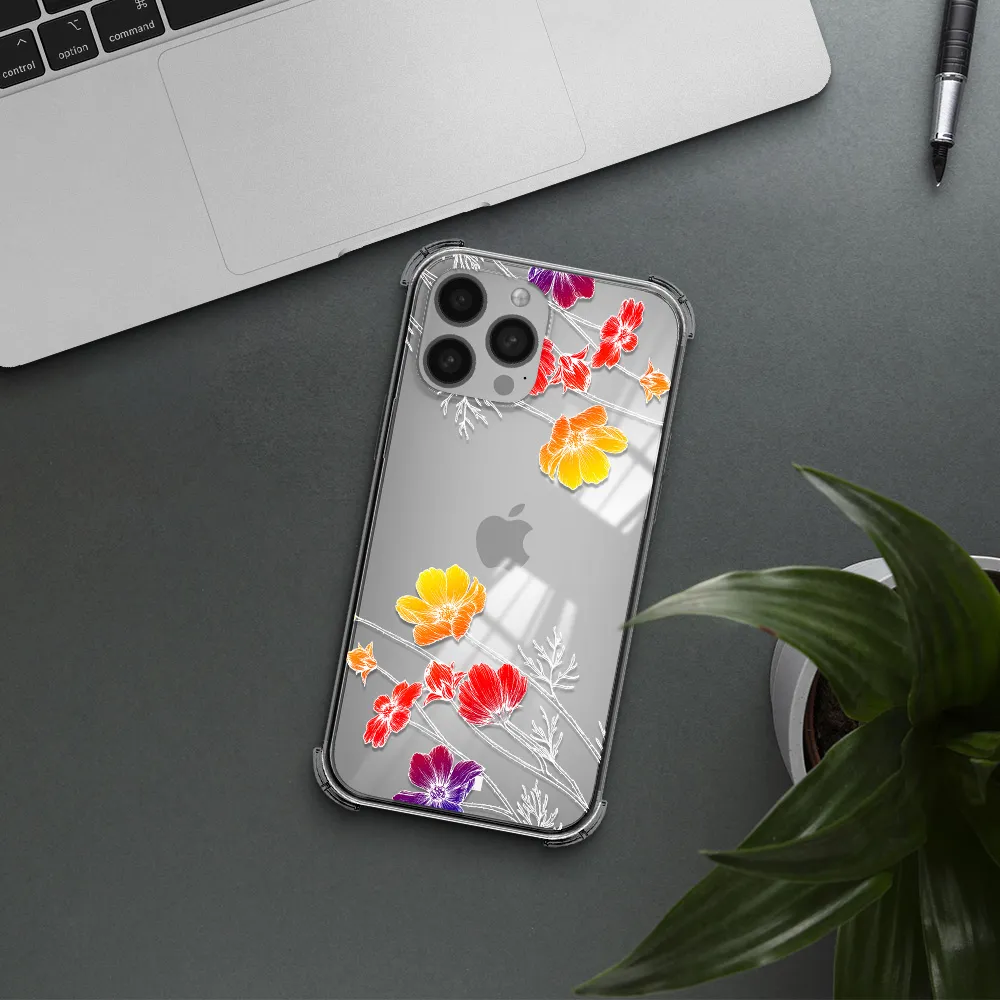 Hibiscus Flower Apple iPhone 13 Pro Clear PC Case