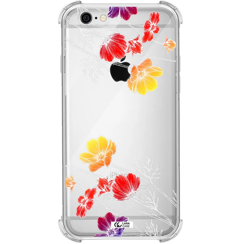 Hibiscus Flower Apple iPhone 6 Clear PC Case