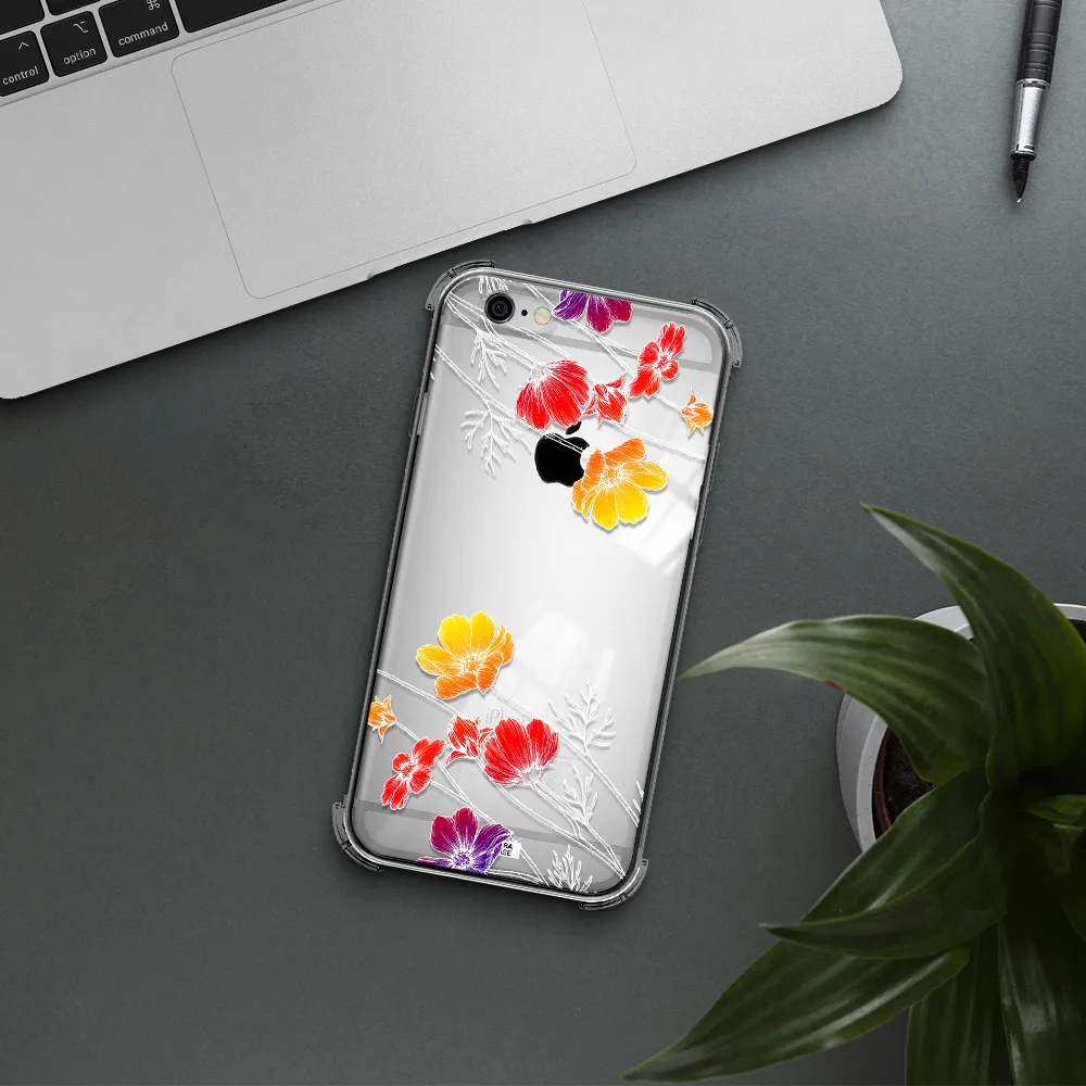 Hibiscus Flower Apple iPhone 6 Clear PC Case