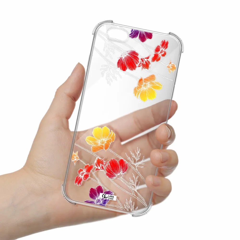 Hibiscus Flower Apple iPhone 6 plus Clear PC Case