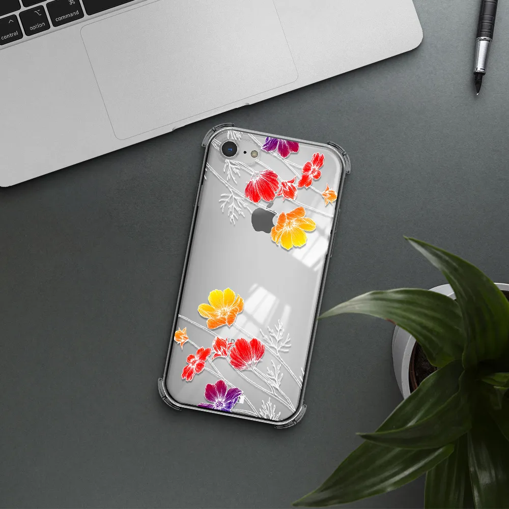 Hibiscus Flower Apple iPhone 7 Clear PC Case