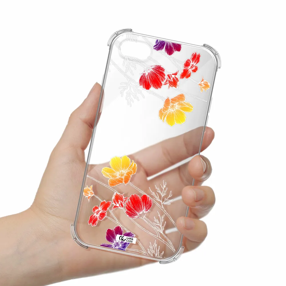 Hibiscus Flower Apple iPhone 8 Clear PC Case